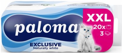 ПАЛОМА ТОАЛЕТ.ХАРТИЈАНАТУРАЛ БЕЛА 20/1 3 СЛ.