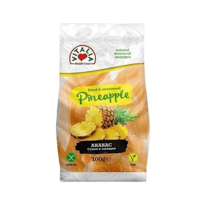 ВИТАЛИА - СУШЕН АНАНАС 100 Г