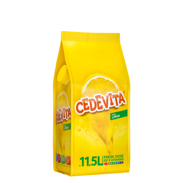 ИНСТАНТ НАПИТОК ЦЕДЕВИТА 1000 ГР ЛИМОН ХХЛ