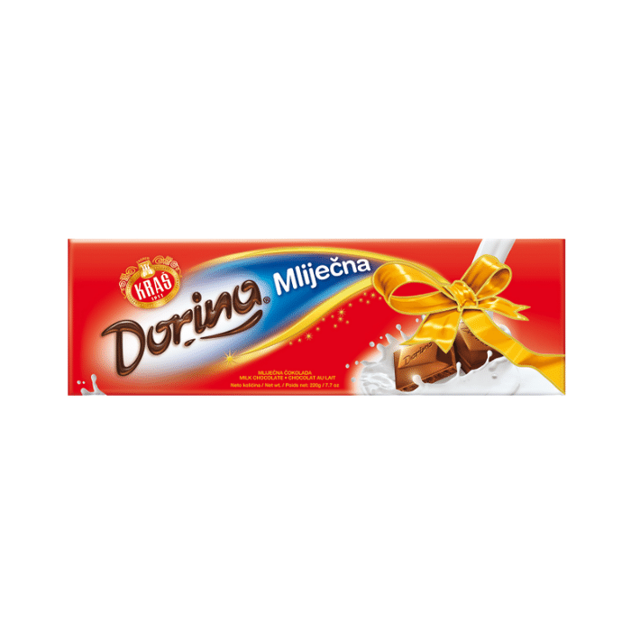 ДОРИНА ЧОКОЛАДО МЛЕЧНО 220ГР КРАШ