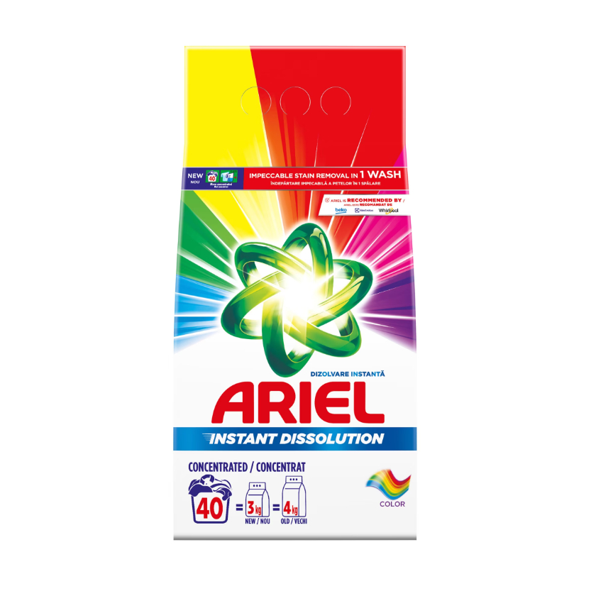 АРИЕЛ КОЛОР ПРАШОК ЗА ПЕРЕЊЕ 3 КГ (40 ПЕРЕЊА) 3000