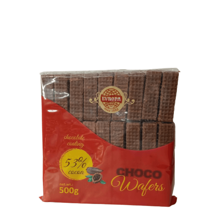 ЕВРОПА ЧОКОЛАДИРАНИ НАПОЛИТАНКИ 500 ГР