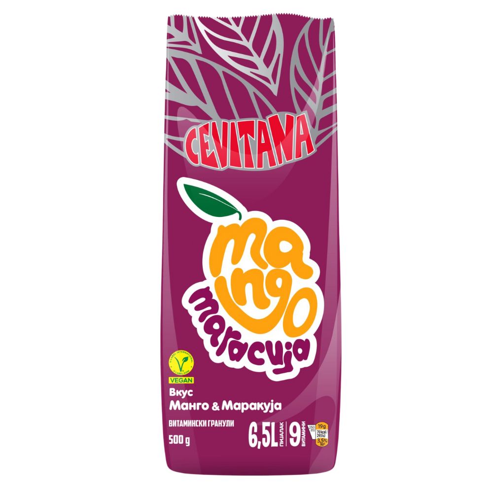 ЦЕВИТАНА МАНГО И МАРАКУЈА 500 ГР