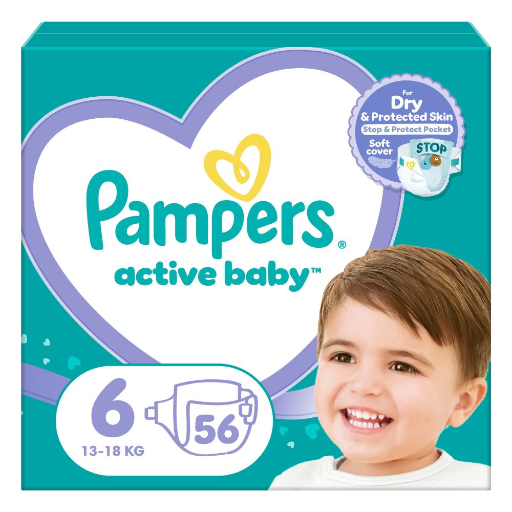 ПЕЛЕНИ ПАМПЕРС ГП БРОЈ6 56/1