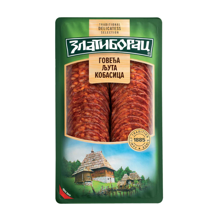 ЗЛАТИБОРАЦ ГОВЕДСКИ ЛУТ КОЛБАС 100 ГР