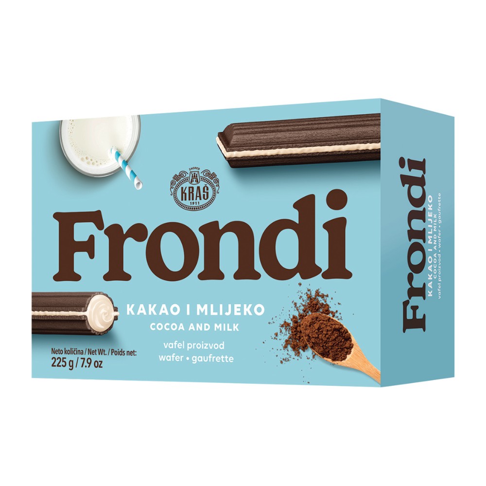 ФРОНДИ КАКАО И МЛЕКО 225Г КРАШ