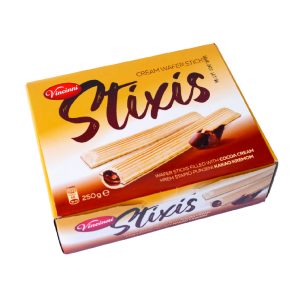 ВИНЧИНИ СТИКСИС – ВАФЕЛ СТАПЧИЊА КАКАО КРЕМ 250 Г