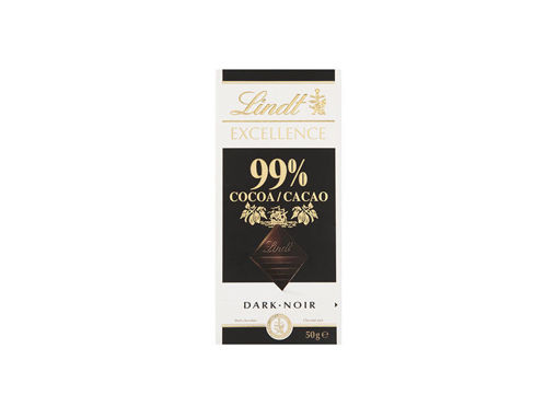 ЛИНДТ ЕКСЕЛЕНС ЧОКОЛАДО СО 99% КАКАО 50 ГР