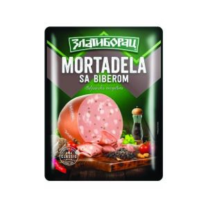 ЗЛАТИБОРАЦ – МОРТАДЕЛА СО БИБЕР 125 Г
