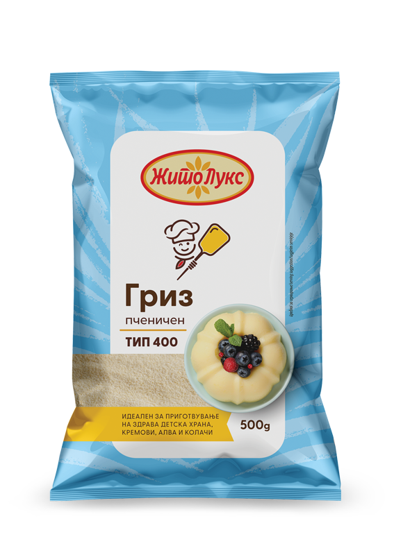 ГРИЗ ЖИТО ЛУКС 500 ГР Т-400 ПЧЕНИЧЕН