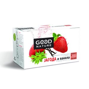 ГУД НАТУРЕ ЧАЈ ОД ЈАГОДА СО ВАНИЛА 20 ФИЛТЕР КЕСИЧКИ
