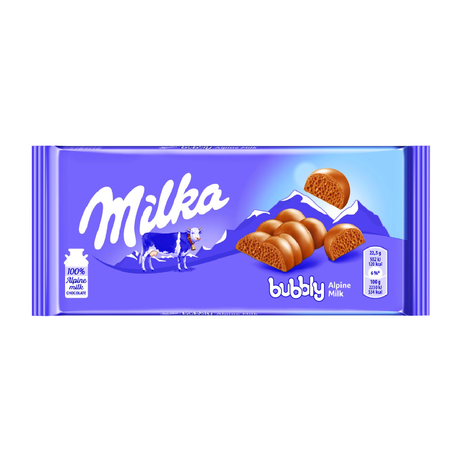 ЧОКОЛАДО БАБЛИ МЛЕЧНО 95 ГР. МИЛКА