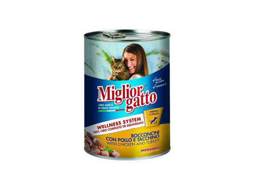 МОРАНДО  ХРАНА ЗА МАЧКИ СО ПИЛЕШКО& МИСИРКИНО МЕСО