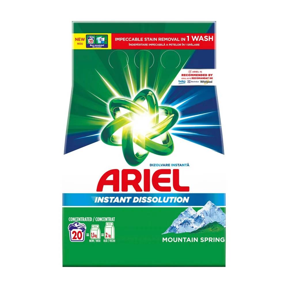 ПРАШОК АРИЕЛ 1.5кг МАУНТ СПРИНГ