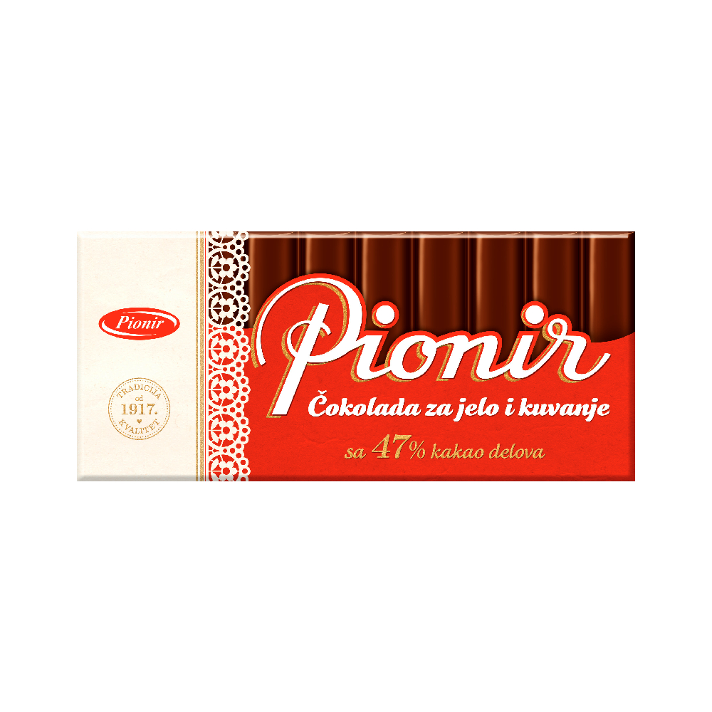 ПИОНИР ЧОКОЛАДО ЗА ГОТВЕЊЕ 200 ГР