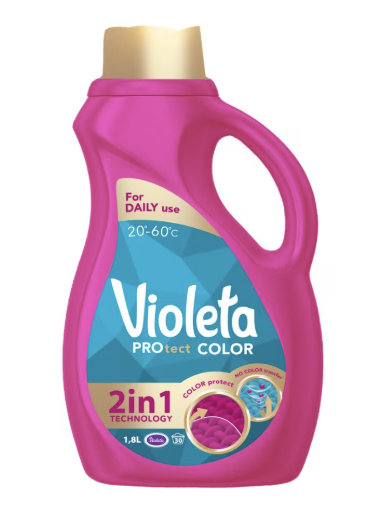 ВИОЛЕТА ТЕЧЕН ДЕТЕРГЕНТ КОЛОР 1,8Л