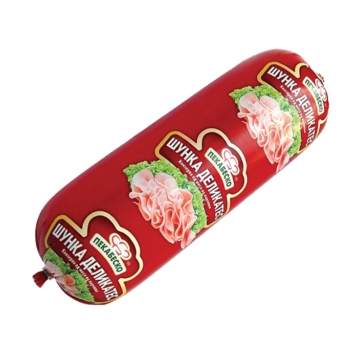 ПЕКАБЕСКО ШУНКА ДЕЛУКС ЧАДЕНА ВАКУМ 1 КГ