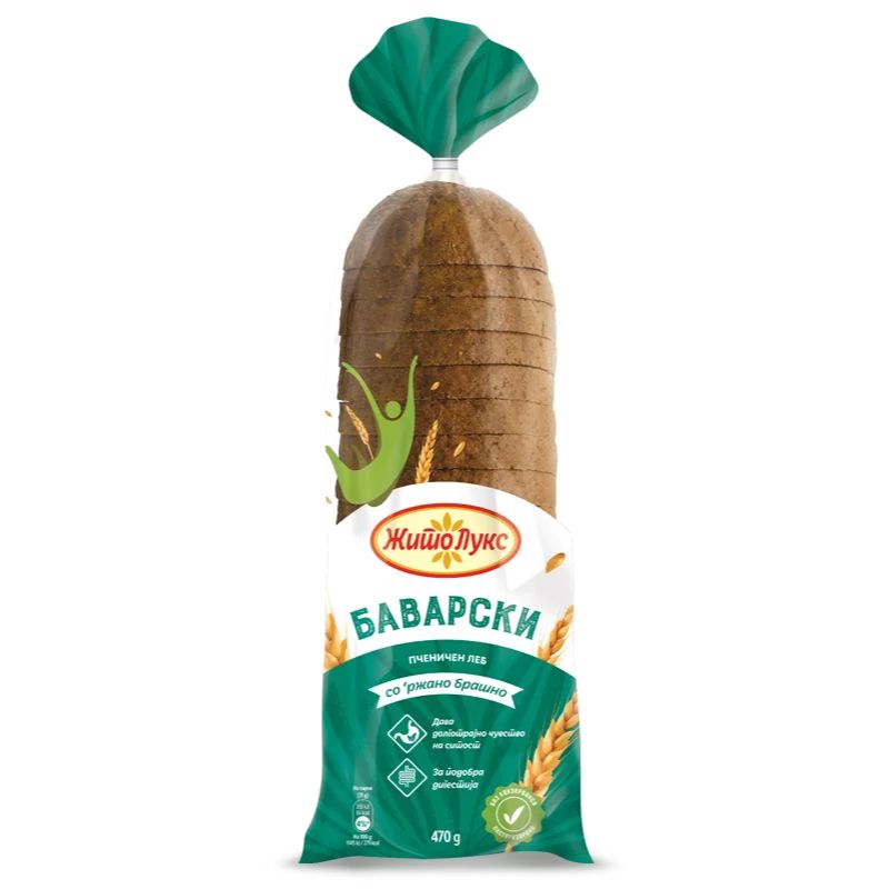 ЖИТО ЛУКС БАВАРСКИ ЛЕБ 470 ГР