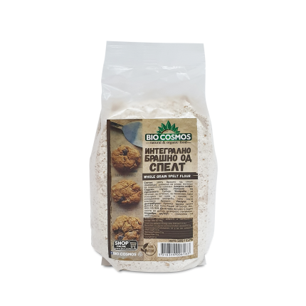 БИО КОСМОС ИНТЕГРАЛНО БРАШНО ОД СПЕЛТ 500 Г
