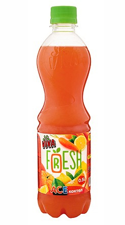 ВИВА ФРЕШ АЦЕ КОКТЕЛ 0.5 Л ПЕТ