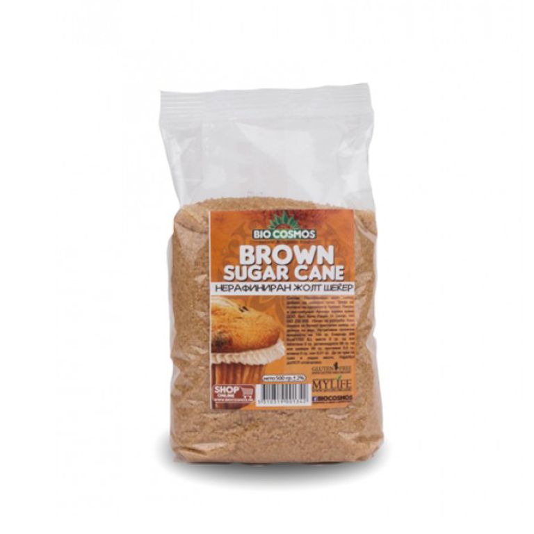 БИО КОСМОС НЕРАФИНИРАН ЖОЛТ ШЕЌЕР ОД ШЕЌЕРНА ТРСКА 500 ГР