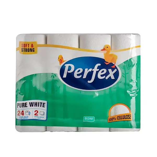 ТОАЛЕТНА ХАРТИЈА ДВОСЛОЈНА ПЕРФЕКС 24/1
