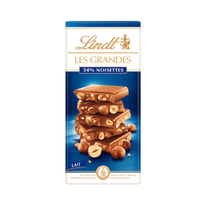 ЛИНДТ- ТЕМНА ЧОКОЛАДА СО ЛЕШНИК 150 Г