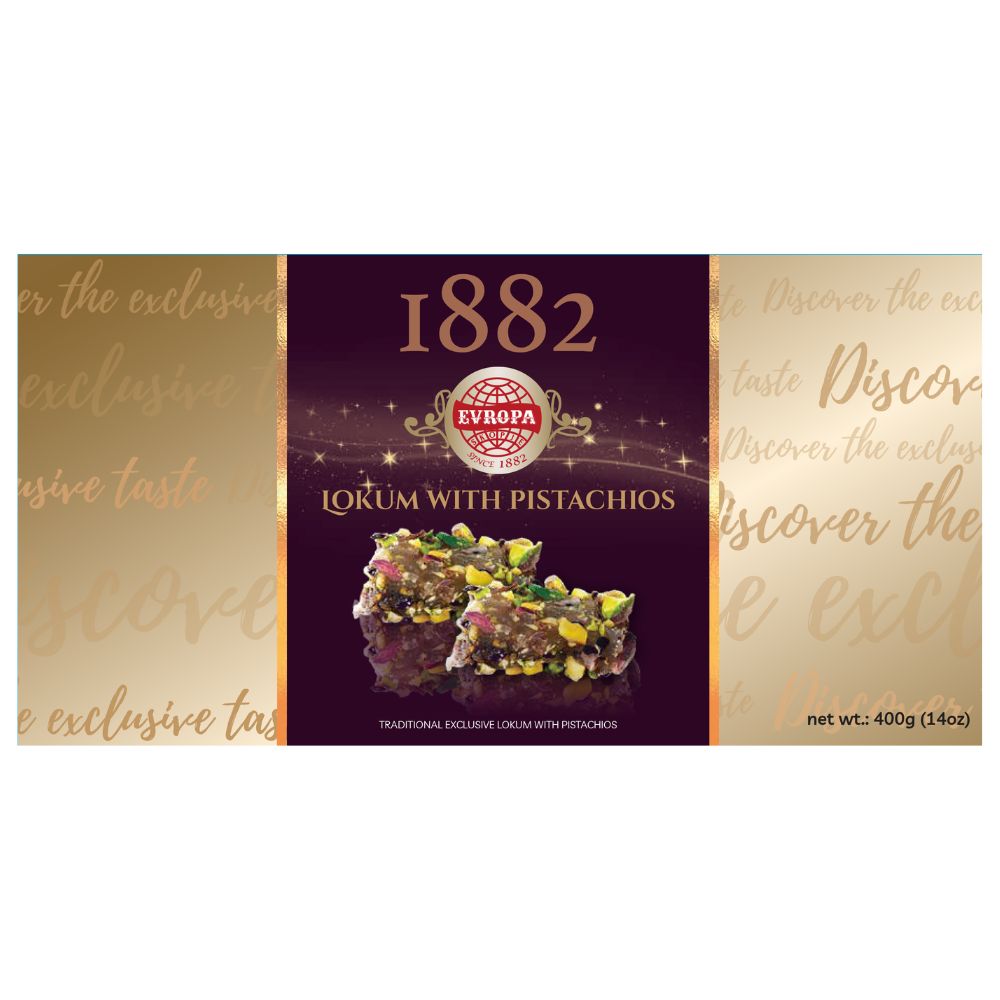 ЕВРОПА 1882 ЕКСКЛУЗИВ ЛОКУМ СО ФСТАК 400 ГР