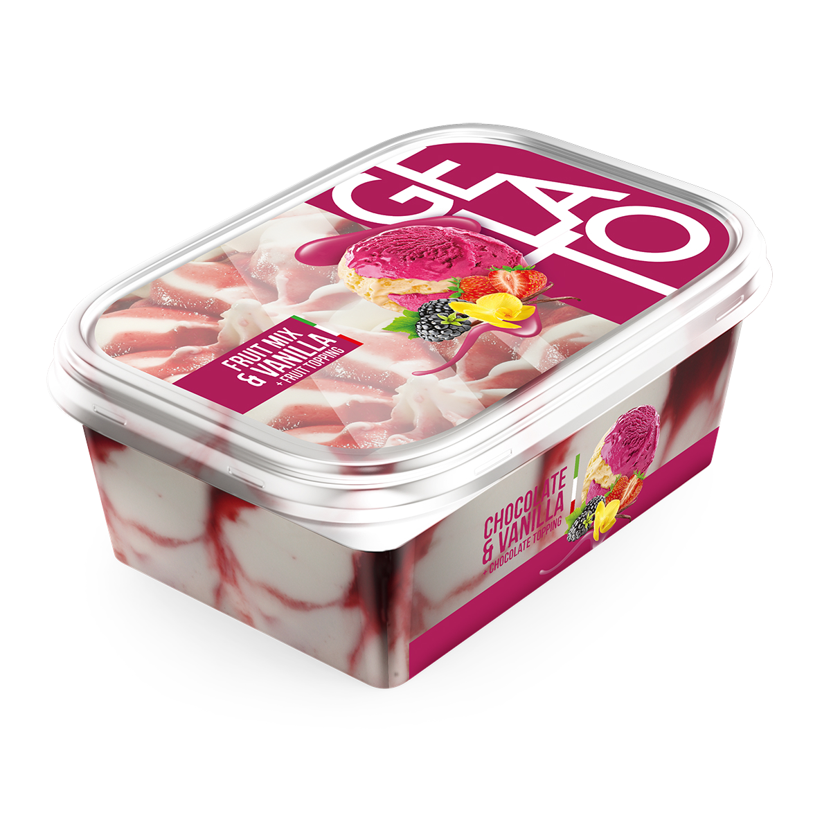 СЛАДОЛЕД ЦЕРМАТ ГЕЛАТО ШУМСКО ОВОШЈЕ И ВАНИЛА 1650 МЛ