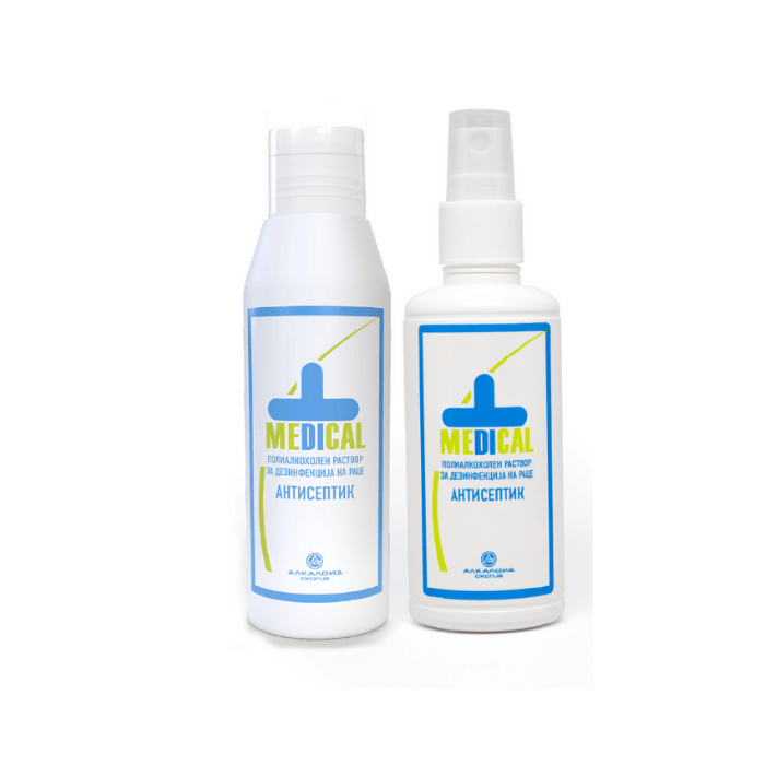 МЕДИКАЛ СПРЕЈ ЗА РАЦЕ АНТИБАКТЕРИСКИ 100 МЛ
