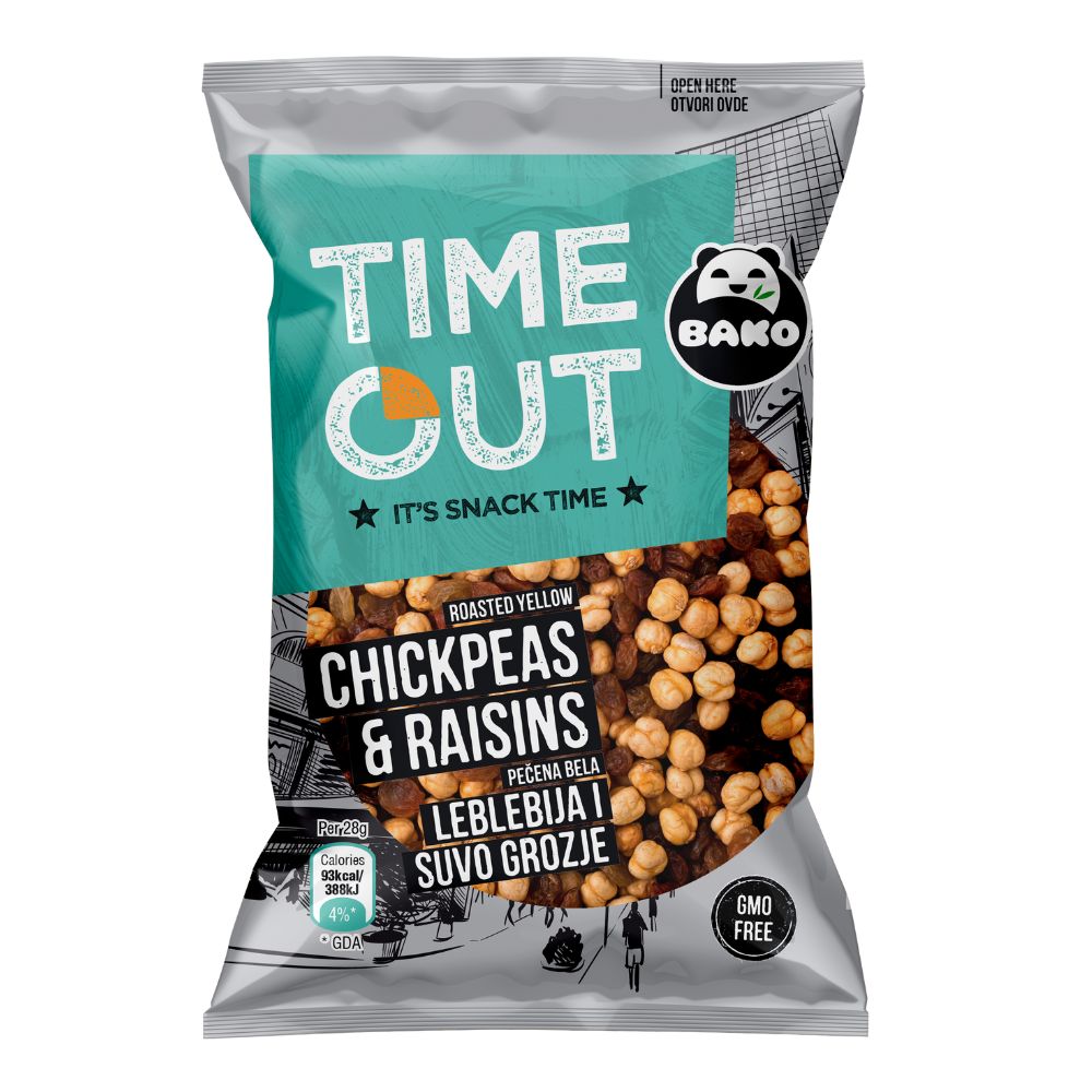 БАКО ТАЈМ ОУТ МИКС ЛЕБЛЕБИЈА И ГРОЗЈЕ 200 ГР