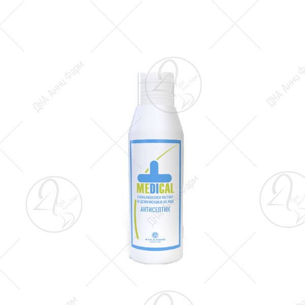 АНТИБАКТЕРИСКИ РАСТВОР ЗА РАЦЕ МЕДИКАЛ 100 МЛ