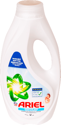 ДЕТЕРГЕНТ АРИЕЛ ТЕЧЕН СЕНЗИТИВ 0.9 Л = 20 ПЕРЕЊА