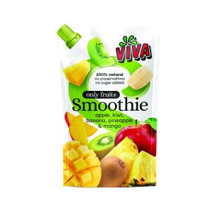 ВИВА СМУТИ ОД ЈАБОЛКО, КИВИ, БАНАНА, АНАНАС И МАНГО 180 МЛ