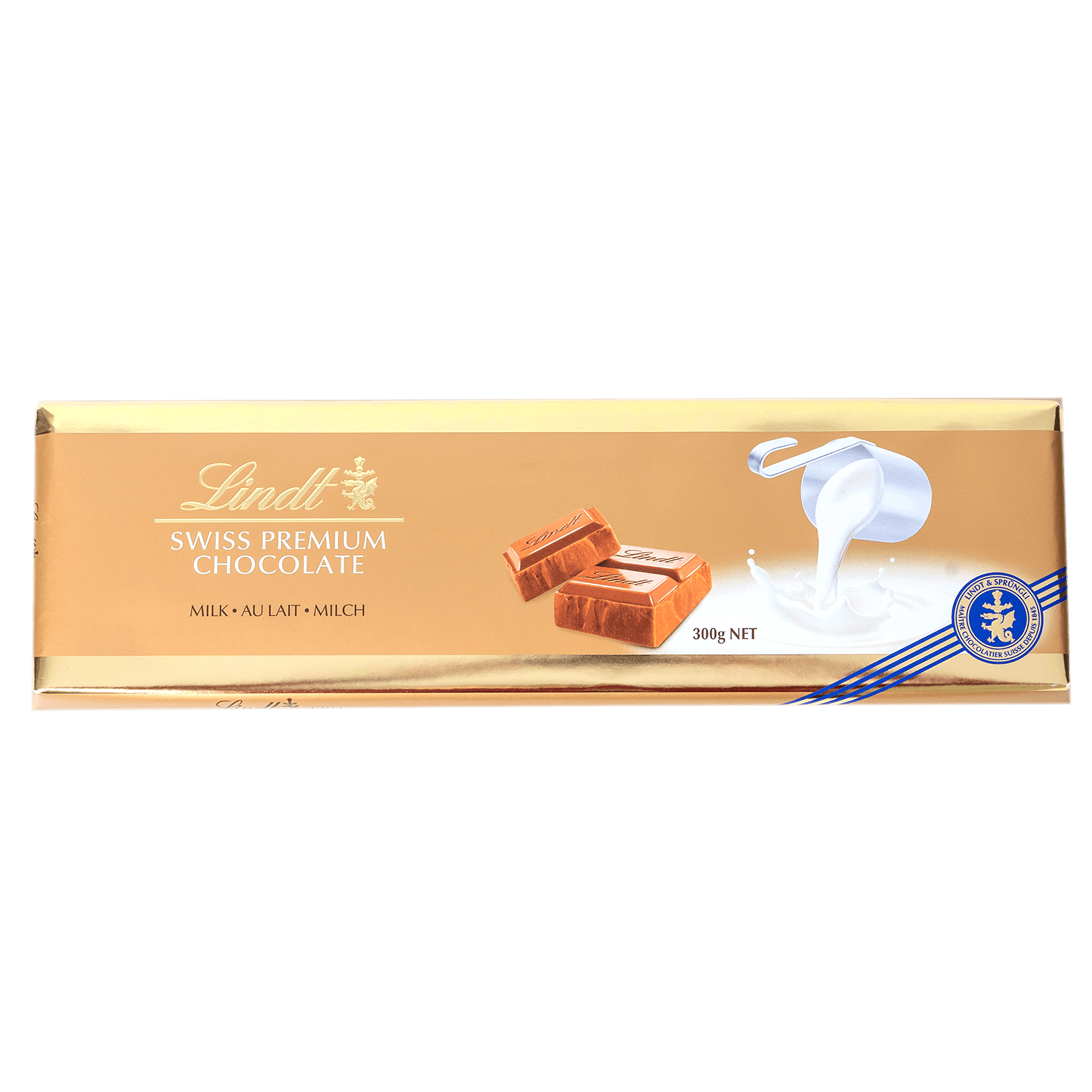 ЛИНДТ МЛЕЧНО ЧОКОЛАДО 300 ГР