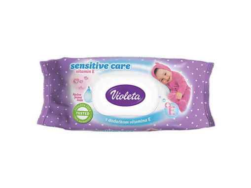 ВИОЛЕТА ВЛАЖНИ МАРАМИЦИ БЕЈБИ СЕНЗИТИВ 64/1