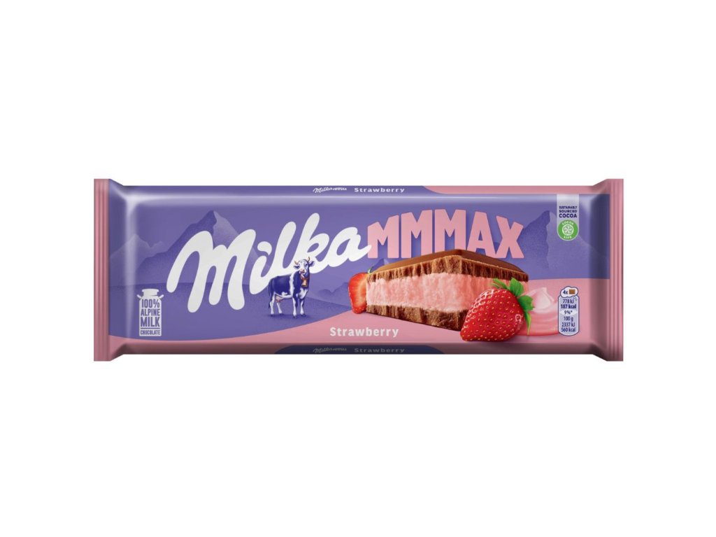 ЧОКОЛАДО МИЛКА СО ЈАГОДА 300 Г