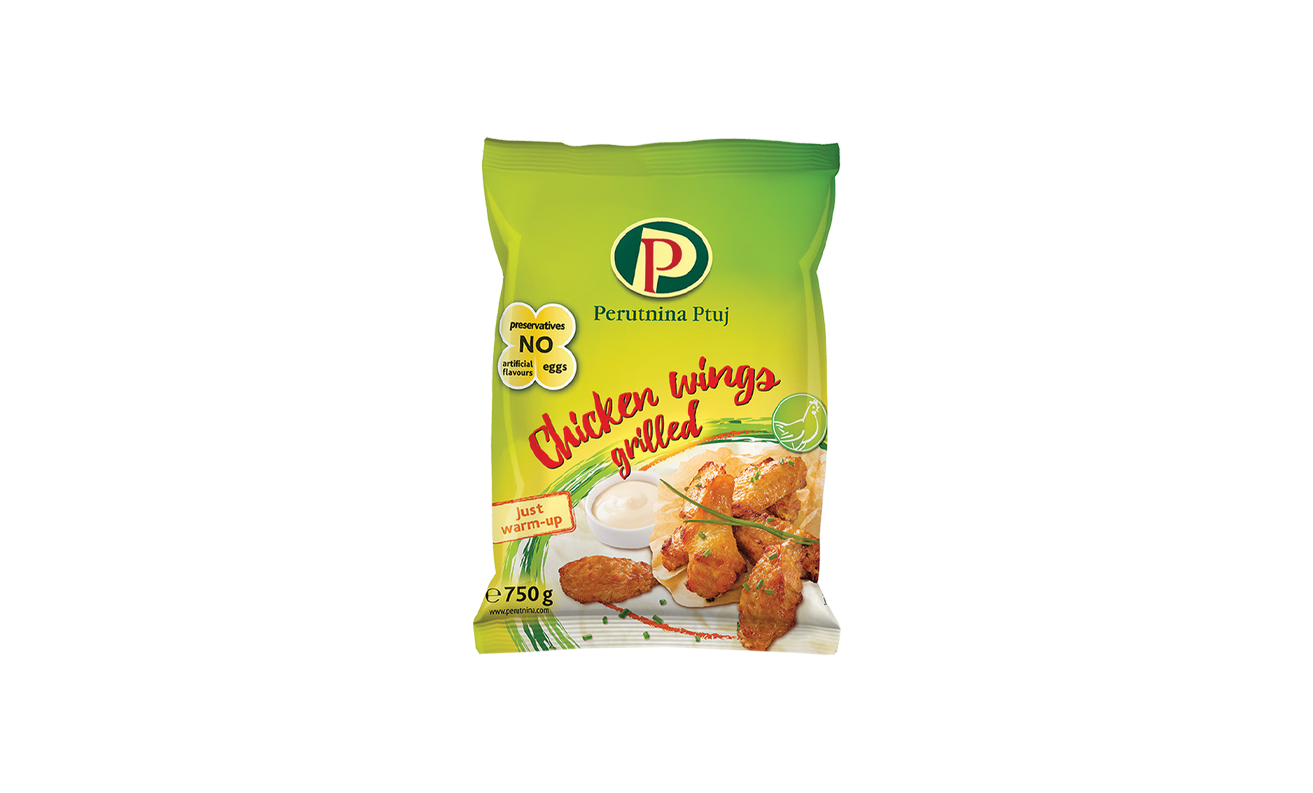 ПЕРУТНИНА ПЕЧЕНИ ПИЛЕШКИ КРИЛЦА 750 ГР