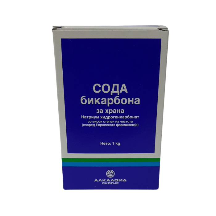 АЛКАЛОИД СОДА БИКАРБОНА КУТИЈА 1 КГ