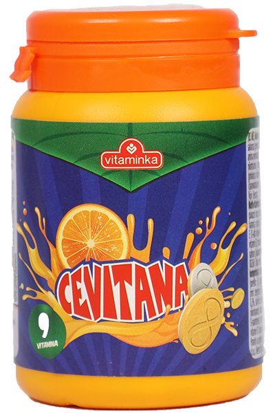 БОНБОНИ ЦЕВИТАНА МУЛТИВИТАМИНСКИ ПОРТОКАЛ 70 ГР