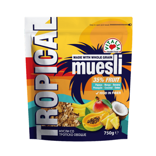 ВИТАЛИА ТРОПИКАЛ МУСЛИ 750 ГР