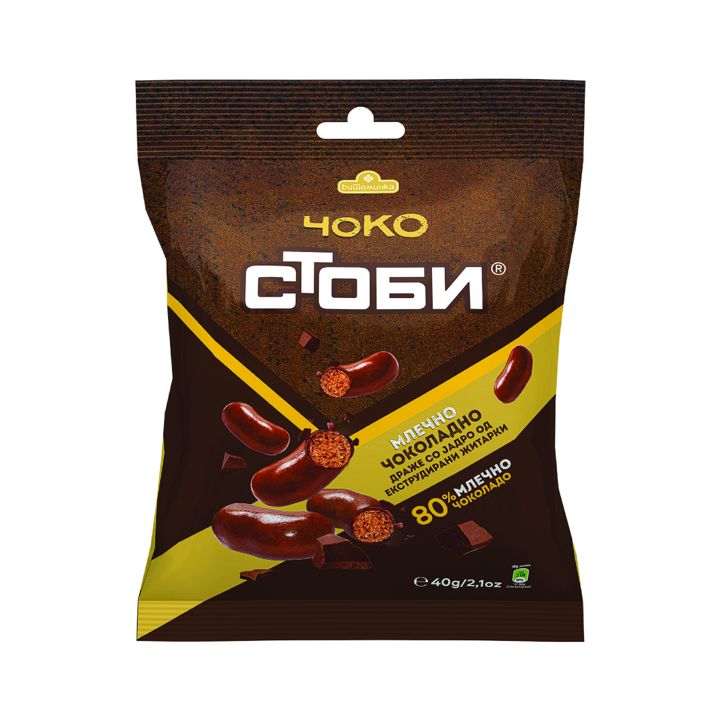 ФЛИПС ВИТАМИНКА ЧОКО СТОБИ МЛЕЧНО ЧОКОЛАДО 40 ГР