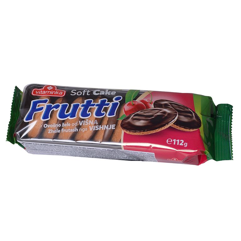 ВИТАМИНКА ФРУТИ МЕКО КОЛАЧЕ СО ВИШНА 112 ГР