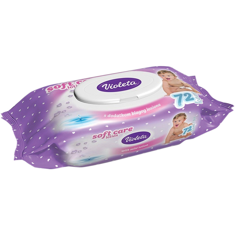 ВИОЛЕТА ВЛАЖНИ МАРАМИЦИ СОФТ ЛОСИОН 72/1