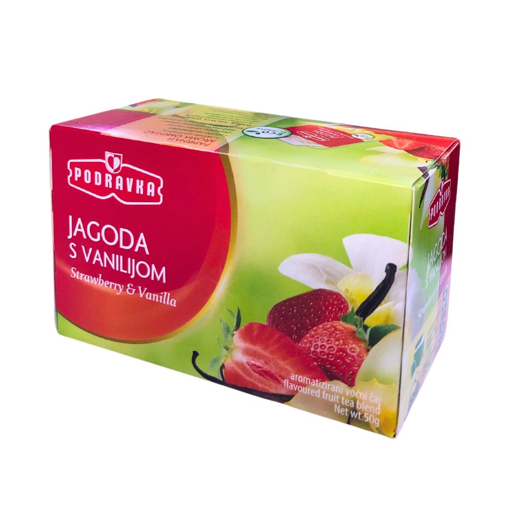 ПОДРАВКА ЧАЈ ОД ЈАГОДА И ВАНИЛА 50 ГР