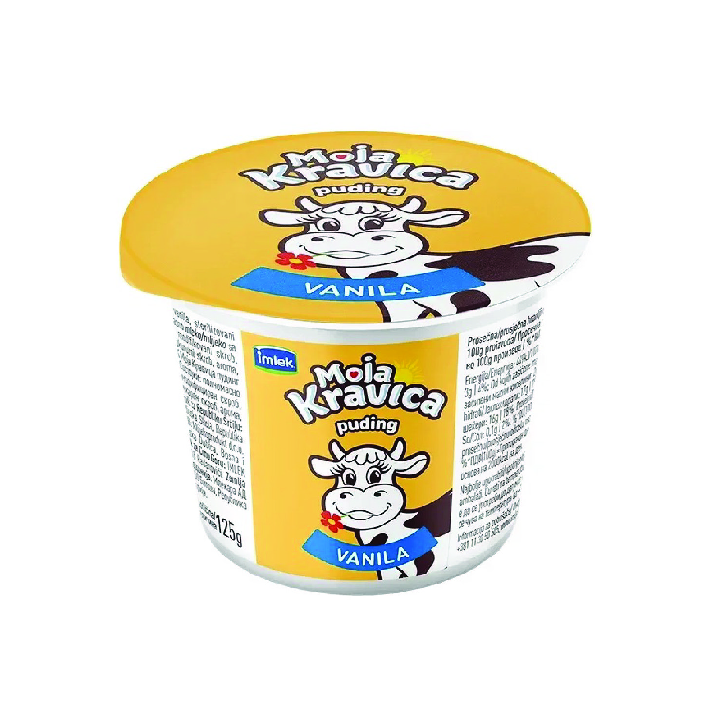 МОЈА КРАВИЦА ПУДИНГ ВАНИЛА 125 ГР