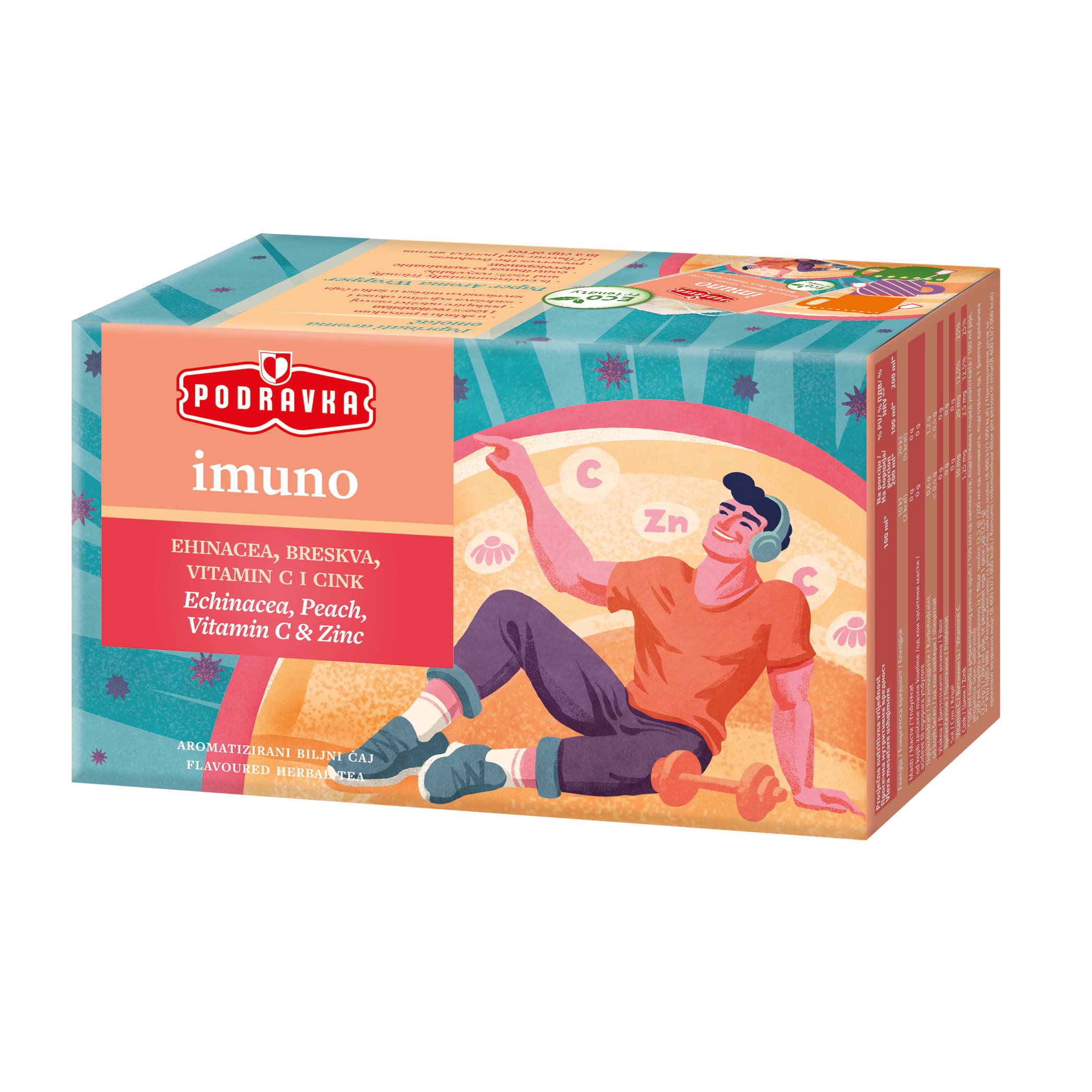 ПОДРАВКА ЧАЈ ИМУНО 20 КЕСИЧКИ