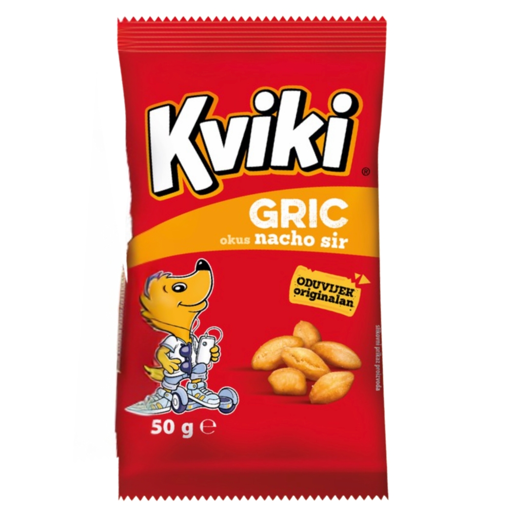 КРЕКЕРИ КВИКИ ГРИЦ НАЧО СИРЕЊЕ 50Г