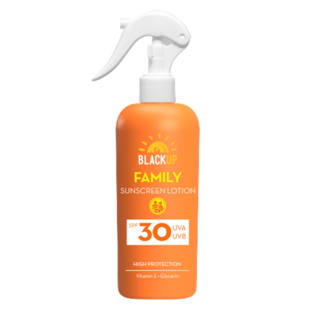 БЛЕК АП ФЕМИЛИ МЛЕКО ЗА СОНЧАЊЕ СПРЕЈ СПФ 30 270 МЛ