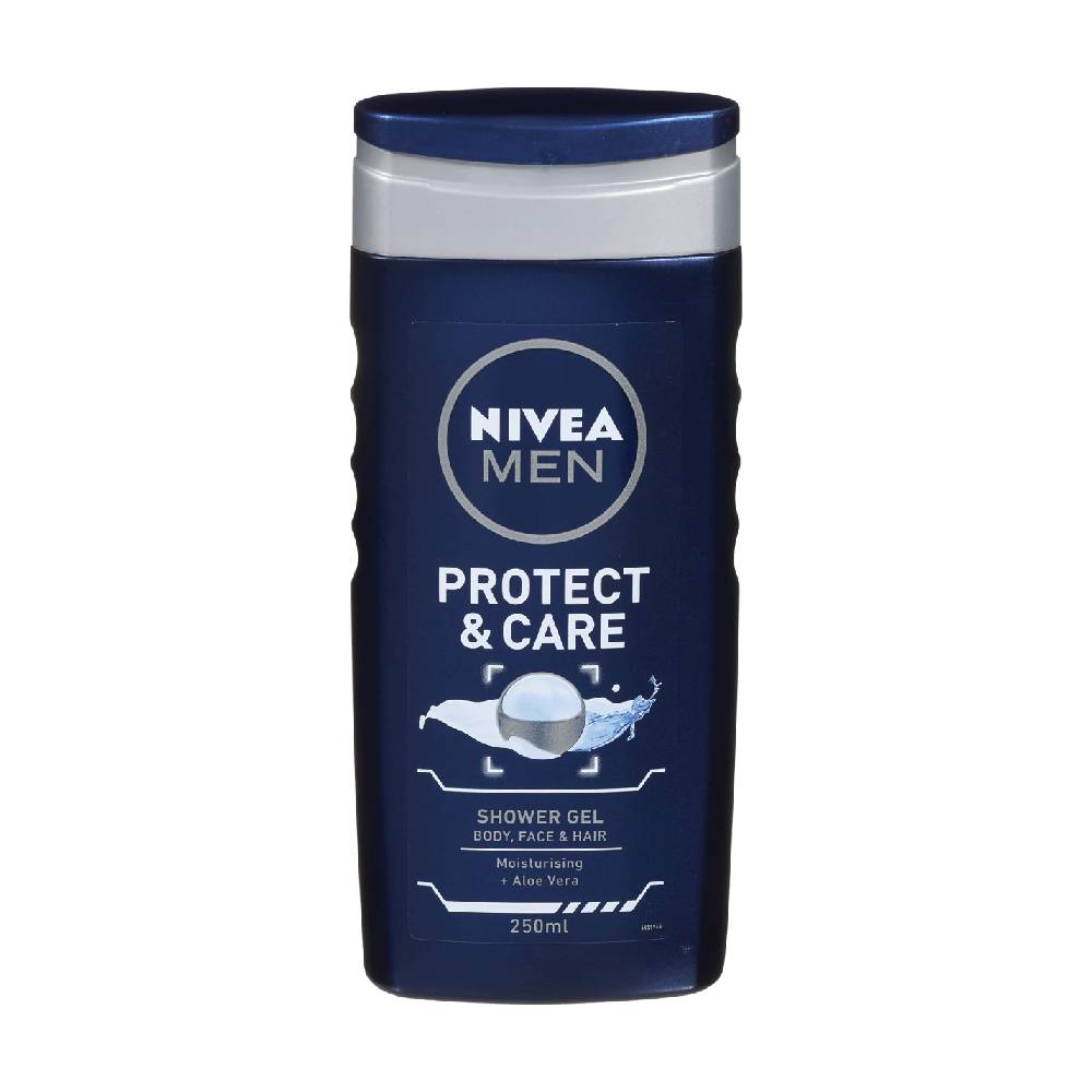 ГЕЛ ЗА ТУШИРАЊЕ НИВЕА ПРОТЕКТ ЕНД КЕАР МЕН 250 МЛ